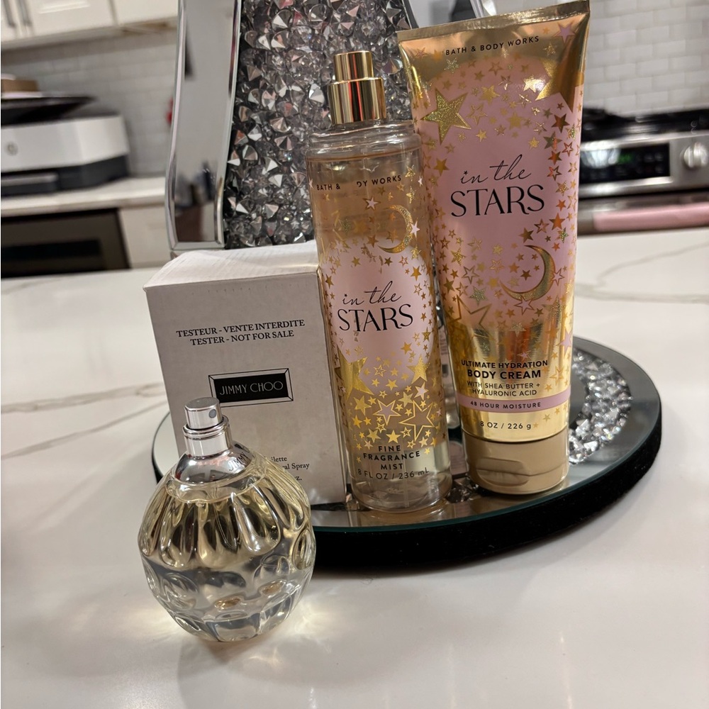 Jimmy Choo perfume and In the Stars Fragrance Mist and Body Cream Set